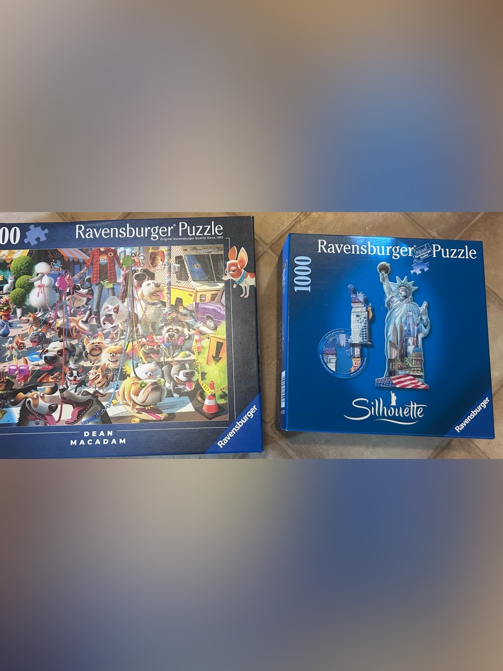 Set of 2 ravensburger puzzles